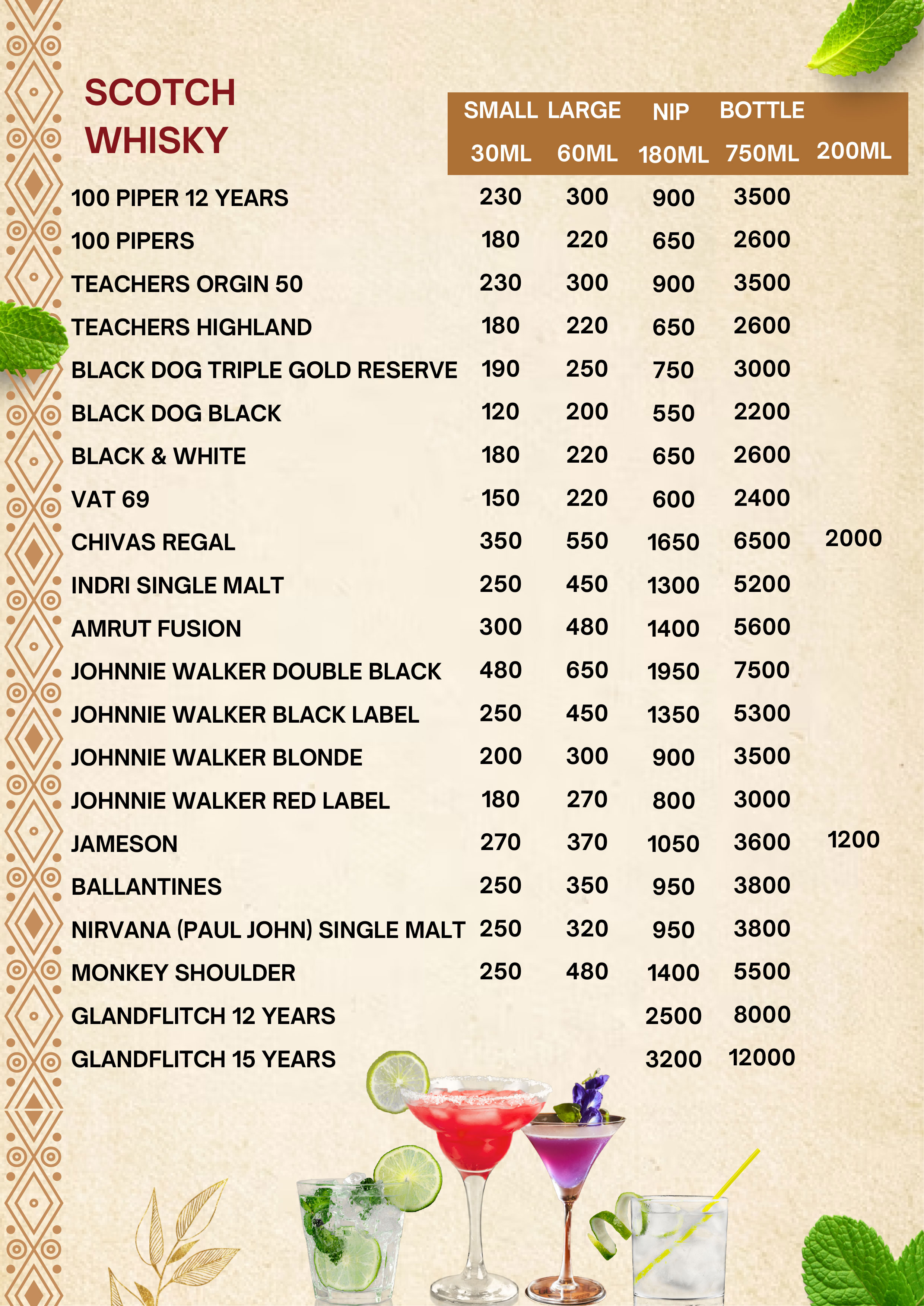 Food Menu 2