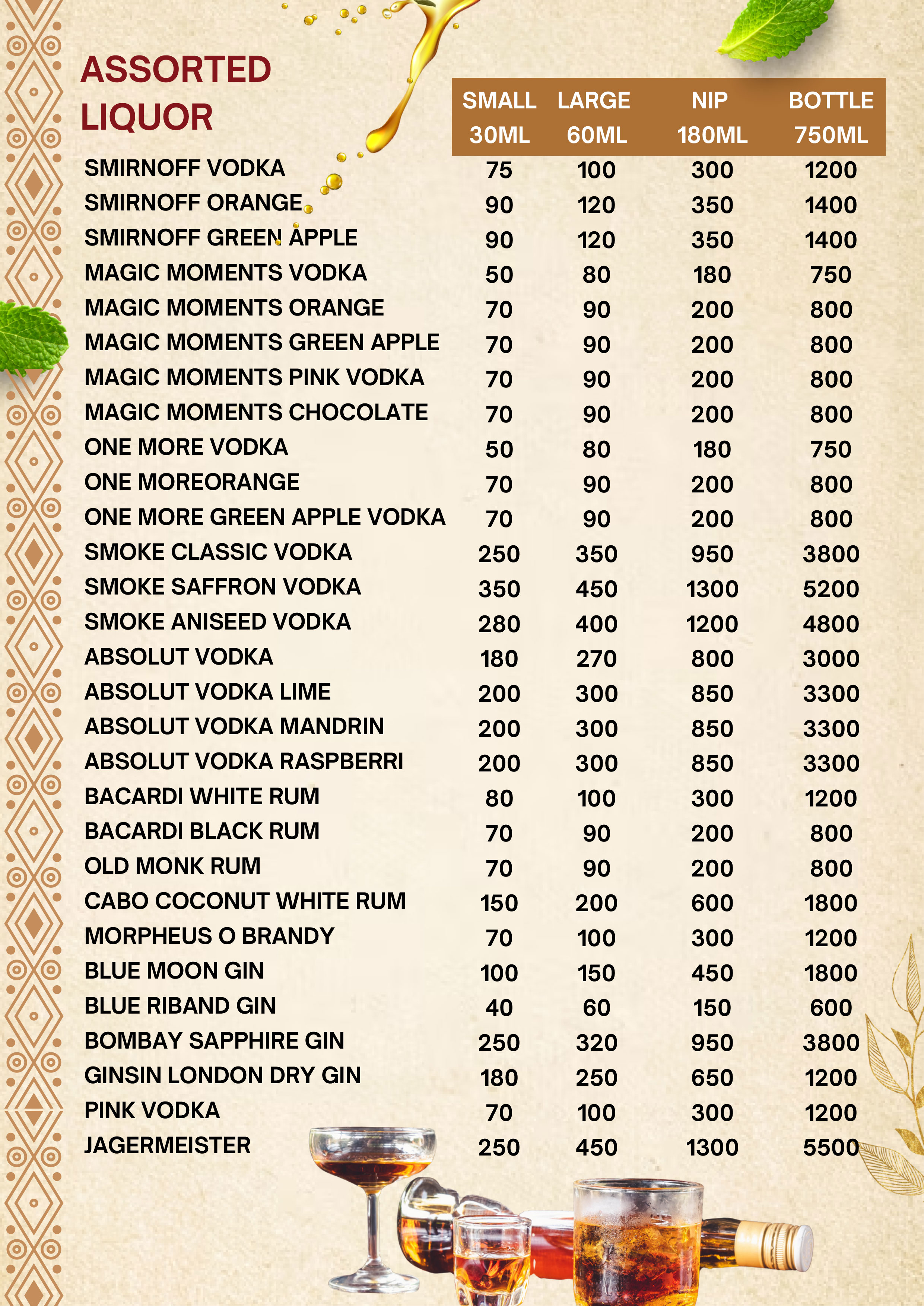 Food Menu 1