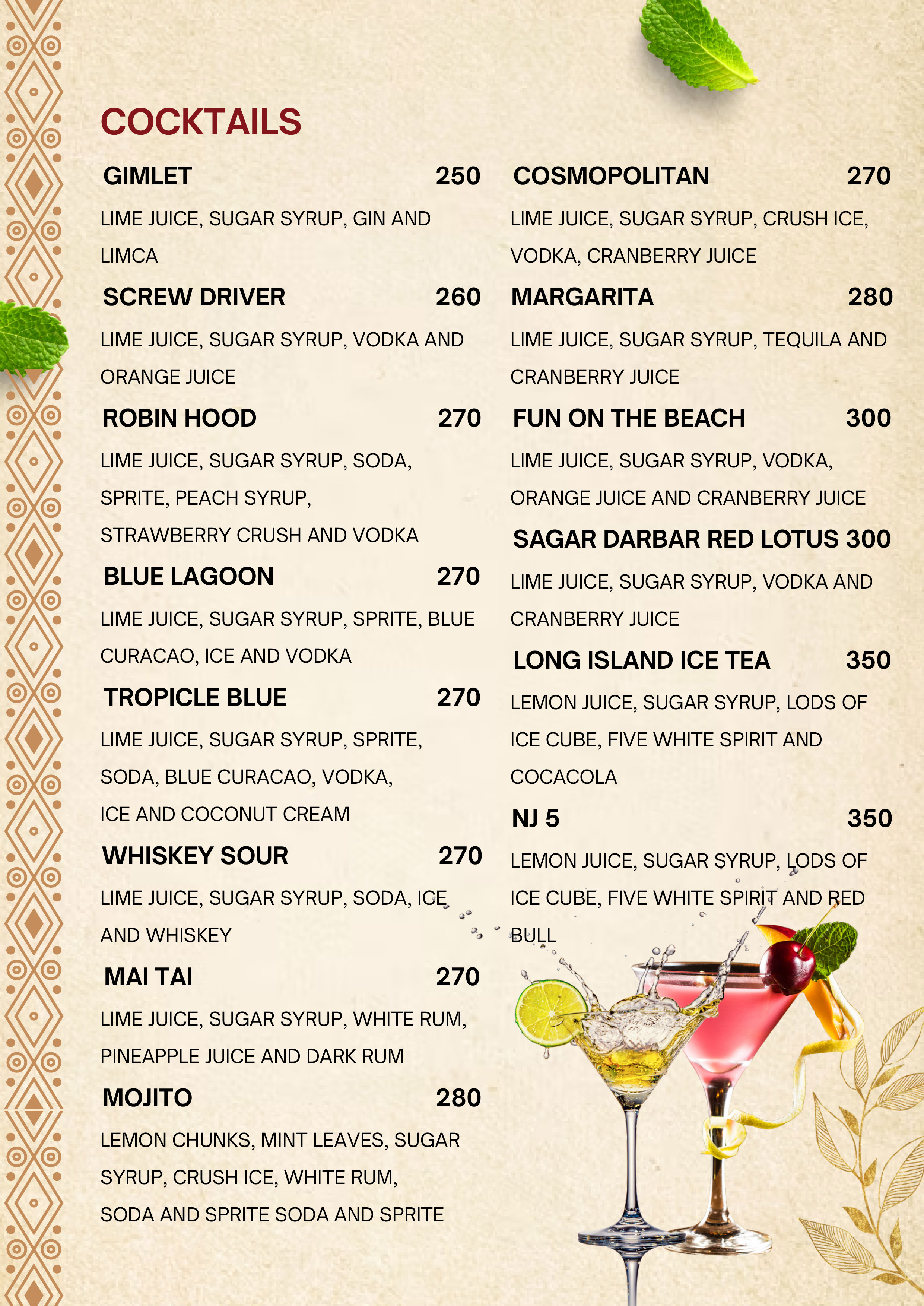 Food Menu 1